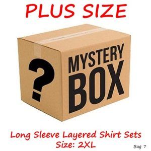Plus Size Long Sleeve Layered Shirts - Reseller / Semi-Mystery Box